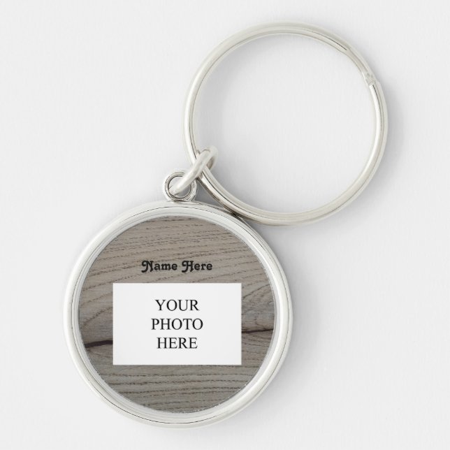 Personalize Wooden Keychain (Front)