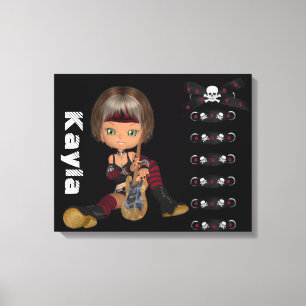 Personalize Wrapped Canvas