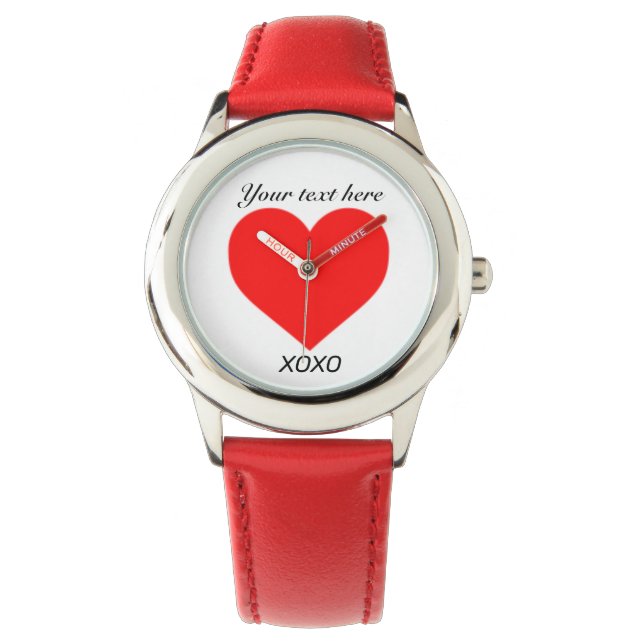 Personalize XOXO HEART Watch (Front)