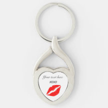 Personalize XOXO LIPS Valentine