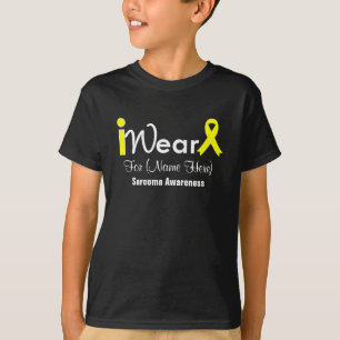 Personalize Yellow Ribbon Sarcoma T-Shirt