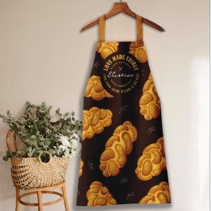 Personalize You Own Challah Pattern Baker's Apron