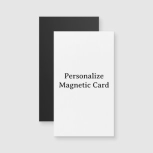 personalize Your 3.5" x 2" Magnetic Card