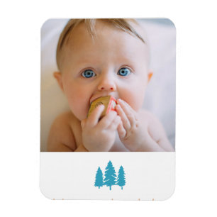 personalize your baby memorable photo magnet