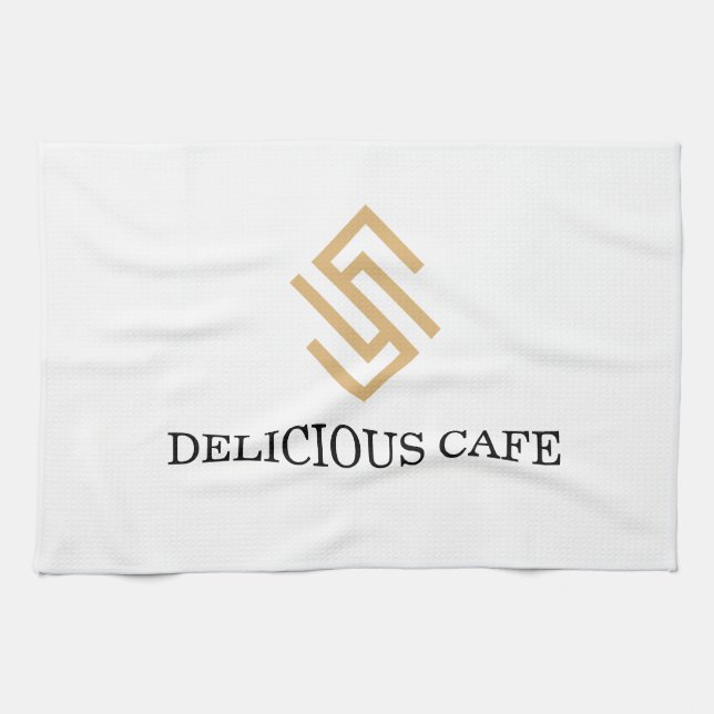 personalize your brand with logo kitchen towel (Horizontal)