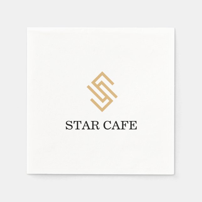 personalize your brand with logo napkin (Front)