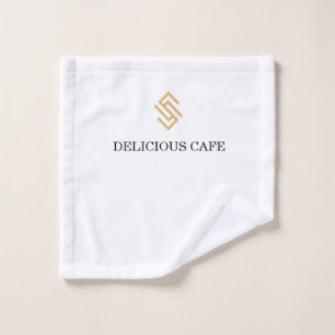 personalize your brand with logo wash cloth