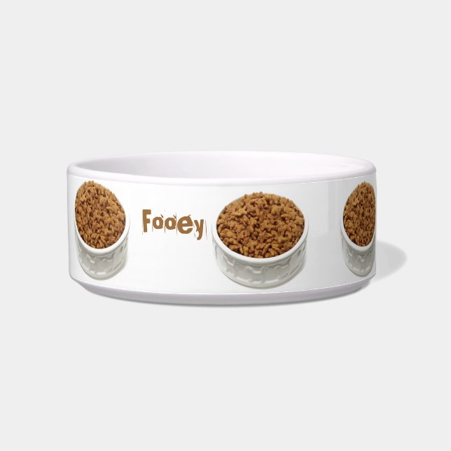 Personalize your Cat's Bowl (white) (Left)