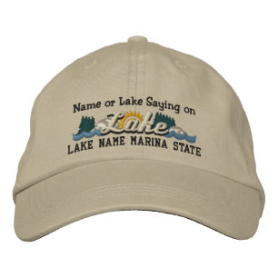 Personalize Your Embroidery Name LAKE or LAKE Name Embroidered Hat