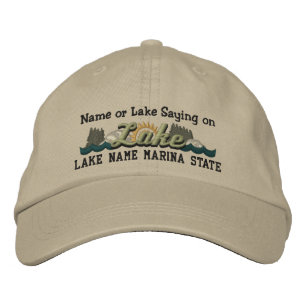 Personalize Your Embroidery Name LAKE or LAKE Name Embroidered Hat