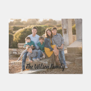 Personalize Your Family Portrait Doormat