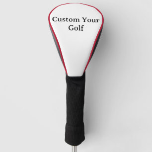 Personalize Your Golf Driver Cover Red