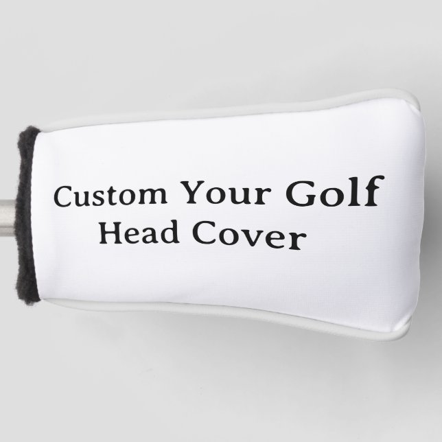  Personalize Your Golf Head Cover (Front)