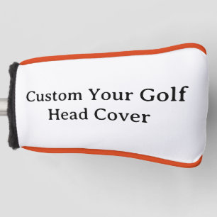 Personalize Your Golf Head Cover Orange