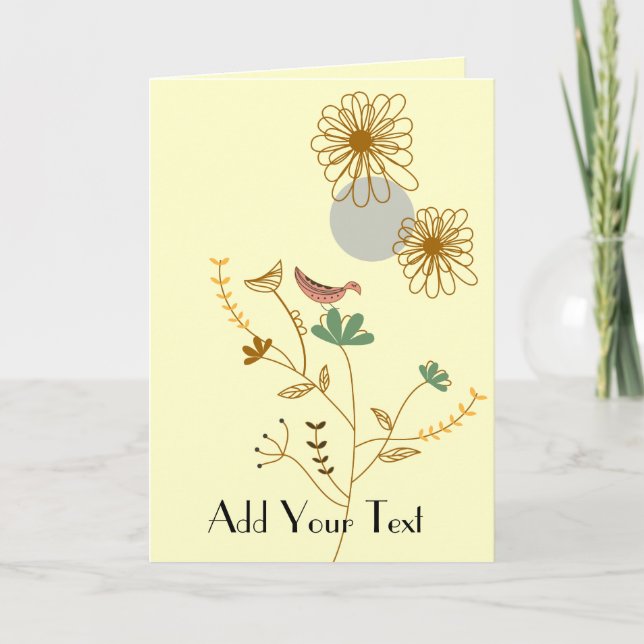 Personalize Your Greeting Card (Front)