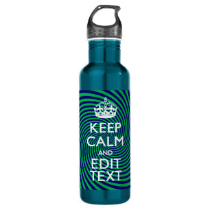 Personalize Your Keep Calm and with a Twist 710 Ml Water Bottle