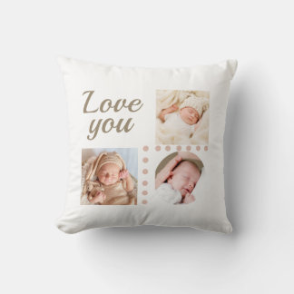 Personalize Your Little One's Memories Throw Pillow