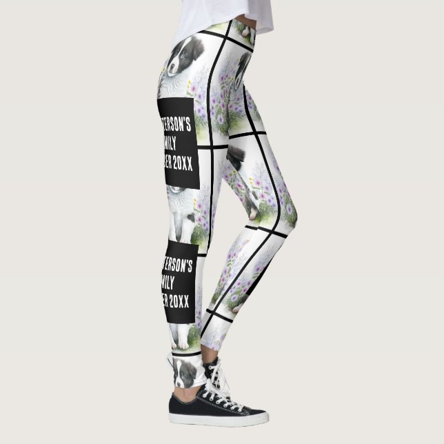 Personalize Your Look Today with Photo College on  Leggings (Right)