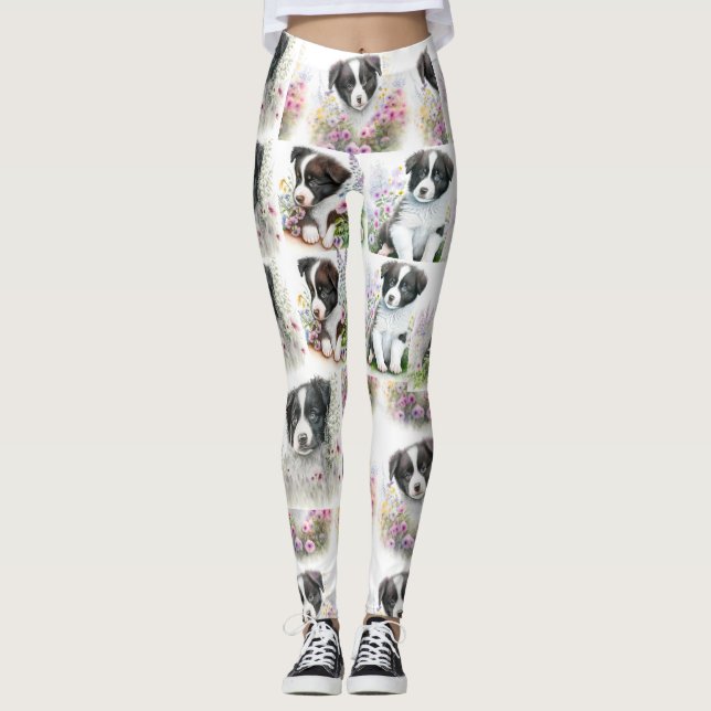 Personalize Your Look Today with Photo On  Leggings (Front)