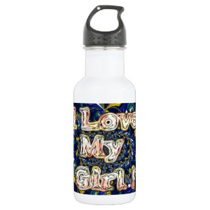 Personalize Your Love Infinity: I Love my Girl 532 Ml Water Bottle