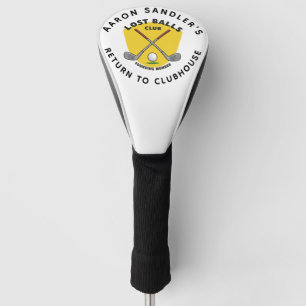 Personalize Your Name Lost Balls Club Humour Golf Head Cover