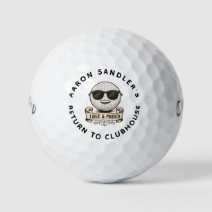Personalize Your Name Lost & Proud Ball Club Humou