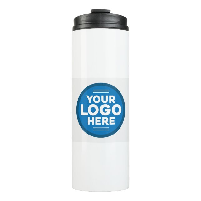 Personalize Your name or Company Logo Here Thermal Tumbler (Front)