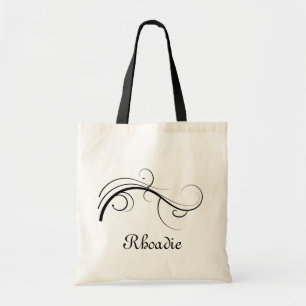 Personalize your name tote bag