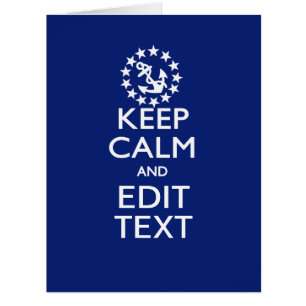 Personalize Your Nautical Keep Calm And Edit Text