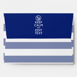 Personalize Your Nautical Keep Calm And Edit Text Envelopes