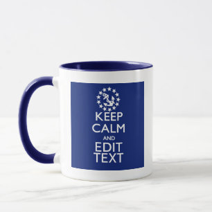 Personalize Your Nautical Keep Calm And Edit Text Mug