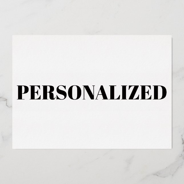 Personalize Your Own (Front)
