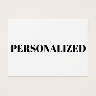 Personalize Your Own