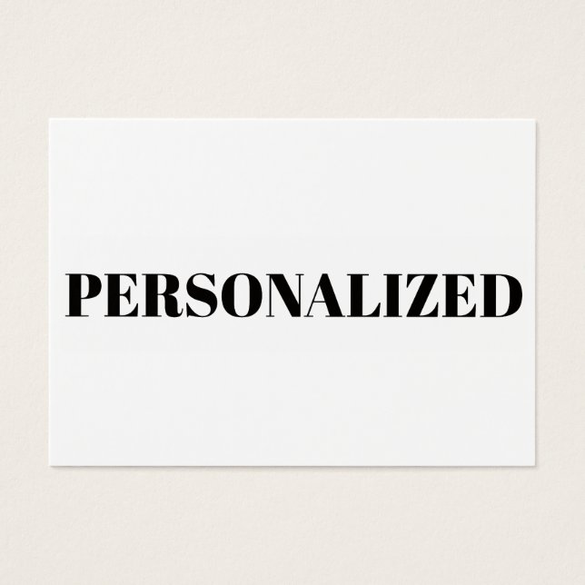 Personalize Your Own (Front)