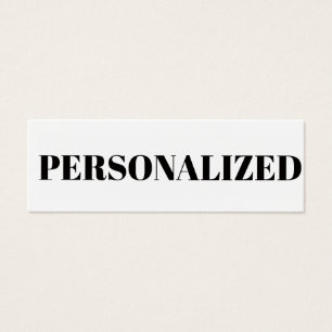 Personalize Your Own