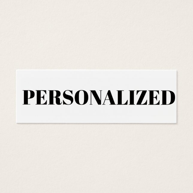 Personalize Your Own (Front)