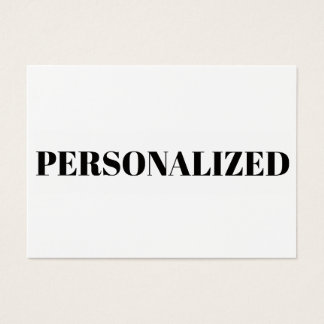 Personalize Your Own