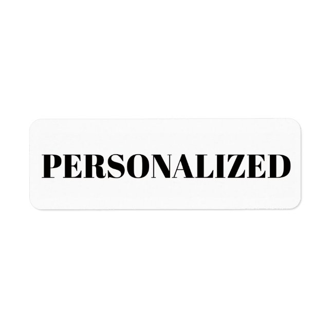 Personalize Your Own (Front)