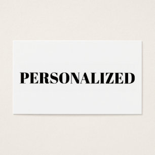Personalize Your Own
