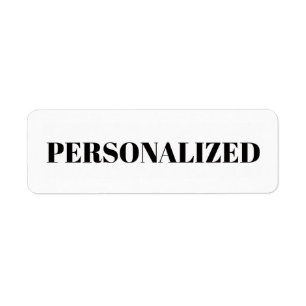 Personalize Your Own