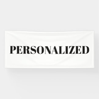 Personalize Your Own Banner