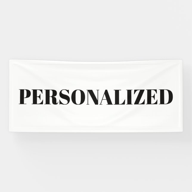 Personalize Your Own Banner (Horizontal)