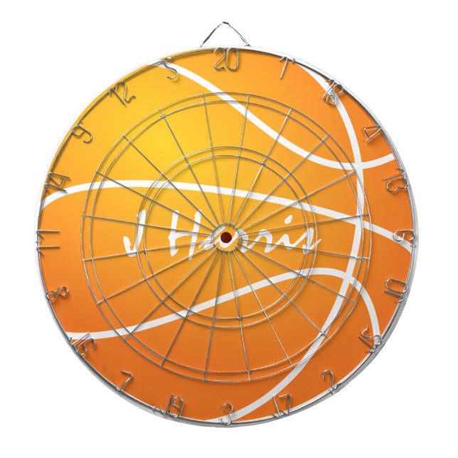 Personalize Your Own Basketball Dartboard (Front)
