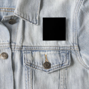 Personalize Your Own Black Square Button