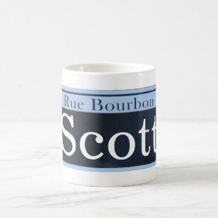 Personalize your own Bourbon Street Sign Coffee Mug