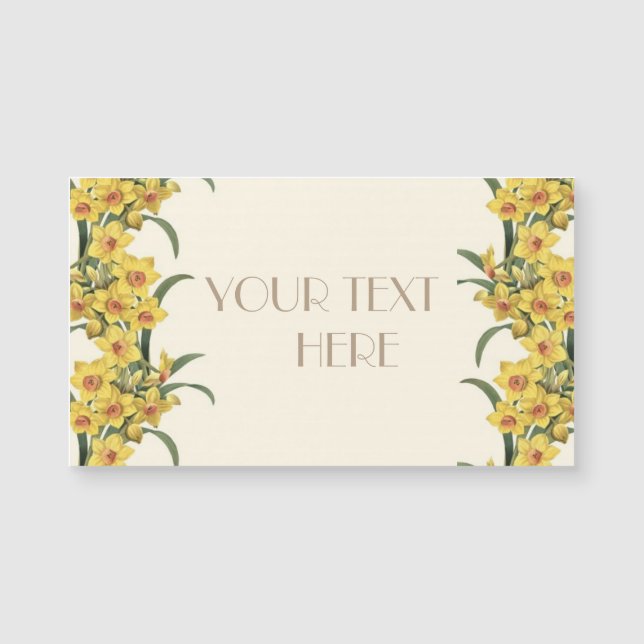 Personalize Your Own Business Card Magnet (Front)