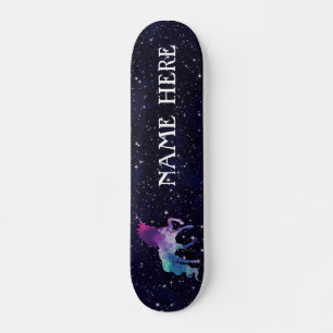 Personalize Your Own Colourful Magical Unicorn Skateboard