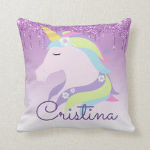 Personalize Your Own Colourful Sleeping Unicorn