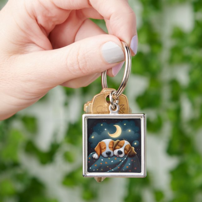 Personalize Your Own Custom Made Pet Dog Photo on  Keychain (Hand)