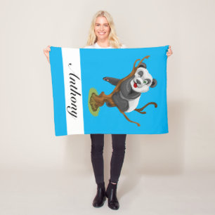 Personalize Your Own Cute Baby Panda Fleece Blanket